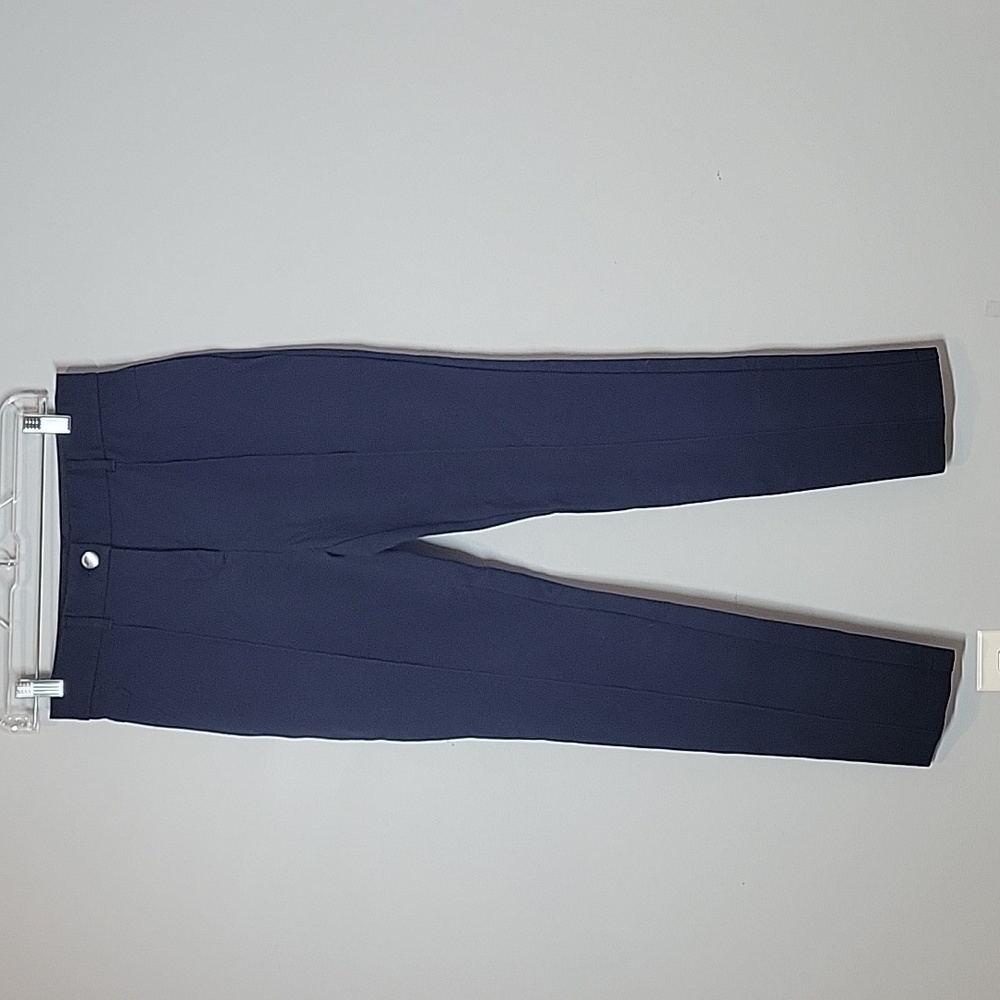 Chico's So Slimming Elyse Navy Blue Ponte Dress Pants Size 0=4 Small